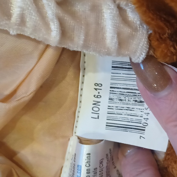 Celebration Creations Plush Lion Hooded Halloween Costume - Picture 8 of 11